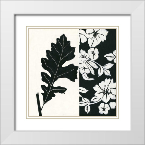 Black and White II White Modern Wood Framed Art Print with Double Matting by Marrott, Stephanie