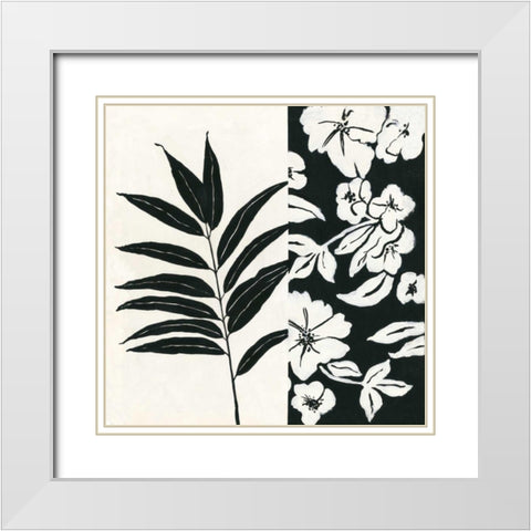 Black and White IV White Modern Wood Framed Art Print with Double Matting by Marrott, Stephanie