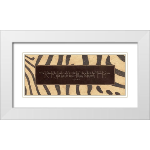 Rejuvenate White Modern Wood Framed Art Print with Double Matting by Marrott, Stephanie