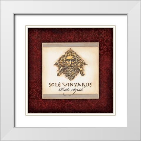 Syrah White Modern Wood Framed Art Print with Double Matting by Marrott, Stephanie