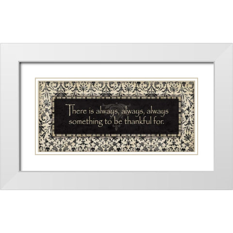 There is Always White Modern Wood Framed Art Print with Double Matting by Marrott, Stephanie