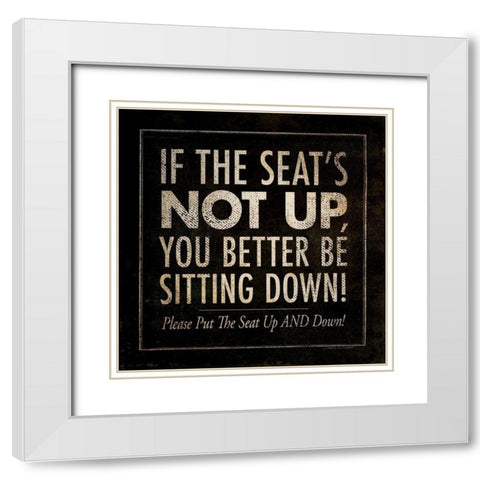 Lid Down White Modern Wood Framed Art Print with Double Matting by Marrott, Stephanie