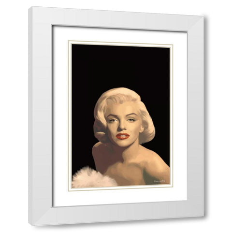 Classic Beauty In Black White Modern Wood Framed Art Print with Double Matting by Consani, Chris