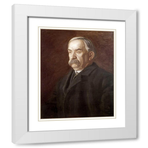 Thomas Flaherty White Modern Wood Framed Art Print with Double Matting by Eakins, Thomas