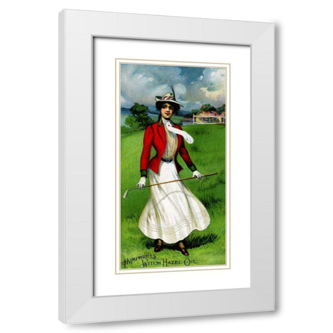Humphreys Witch Hazel Oil White Modern Wood Framed Art Print with Double Matting by Advertisement