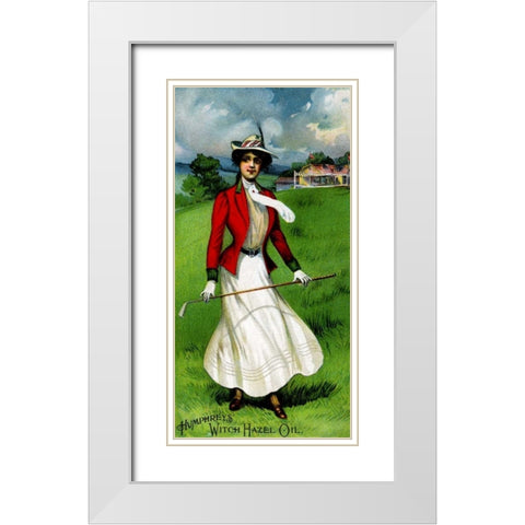 Humphreys Witch Hazel Oil White Modern Wood Framed Art Print with Double Matting by Advertisement