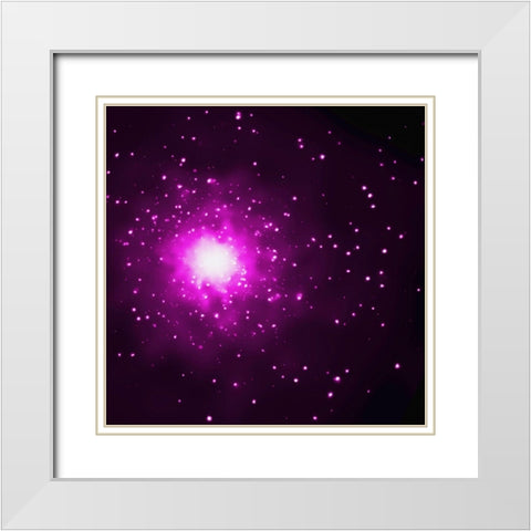 M60 and M60-UCD1 (Chandras View) White Modern Wood Framed Art Print with Double Matting by NASA