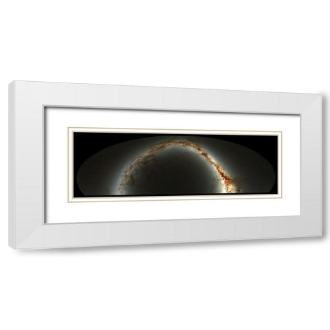 Pan-STARRS Sky Survey White Modern Wood Framed Art Print with Double Matting by NASA