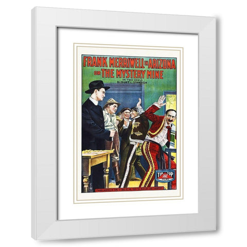 Arizona, 1910 White Modern Wood Framed Art Print with Double Matting by Hollywood Photo Archive