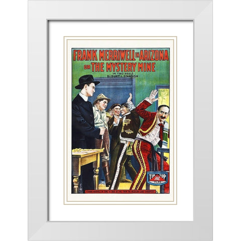 Arizona, 1910 White Modern Wood Framed Art Print with Double Matting by Hollywood Photo Archive