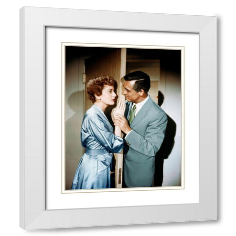 Cary Grant - An Affair to Remember White Modern Wood Framed Art Print with Double Matting by Hollywood Photo Archive