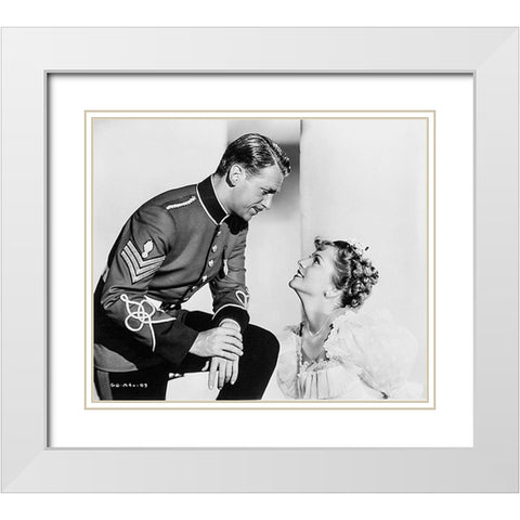 Cary Grant - Gunga Din White Modern Wood Framed Art Print with Double Matting by Hollywood Photo Archive