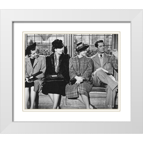 Cary Grant - Suspicion White Modern Wood Framed Art Print with Double Matting by Hollywood Photo Archive