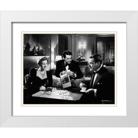 Cary Grant - Suspicion White Modern Wood Framed Art Print with Double Matting by Hollywood Photo Archive