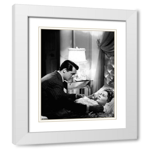 Cary Grant - Suspicion White Modern Wood Framed Art Print with Double Matting by Hollywood Photo Archive