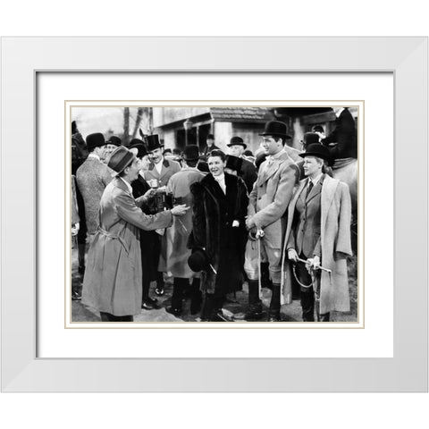 Cary Grant - Suspicion White Modern Wood Framed Art Print with Double Matting by Hollywood Photo Archive