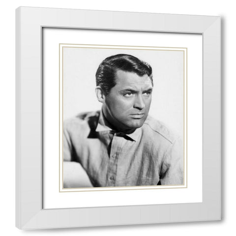 Cary Grant - Talk of the Town White Modern Wood Framed Art Print with Double Matting by Hollywood Photo Archive