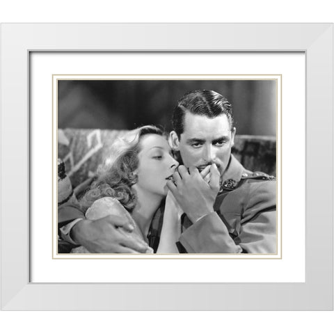 Cary Grant - Last Outpost White Modern Wood Framed Art Print with Double Matting by Hollywood Photo Archive