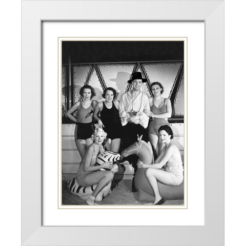 Cary Grant - The Woman Accused White Modern Wood Framed Art Print with Double Matting by Hollywood Photo Archive