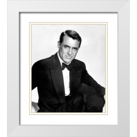 Cary Grant - Dream Wife White Modern Wood Framed Art Print with Double Matting by Hollywood Photo Archive