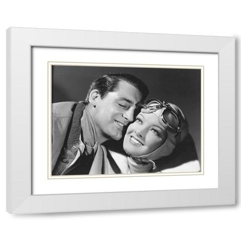 Cary Grant - The Talk of the Town White Modern Wood Framed Art Print with Double Matting by Hollywood Photo Archive
