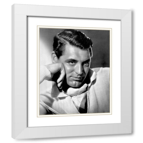 Cary Grant - The Talk of the Town White Modern Wood Framed Art Print with Double Matting by Hollywood Photo Archive