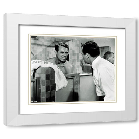 Cary Grant - That Touch of Mink White Modern Wood Framed Art Print with Double Matting by Hollywood Photo Archive