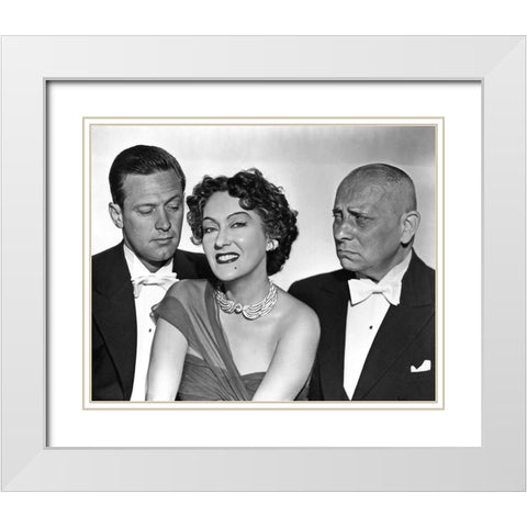 Sunset Boulevard White Modern Wood Framed Art Print with Double Matting by Hollywood Photo Archive
