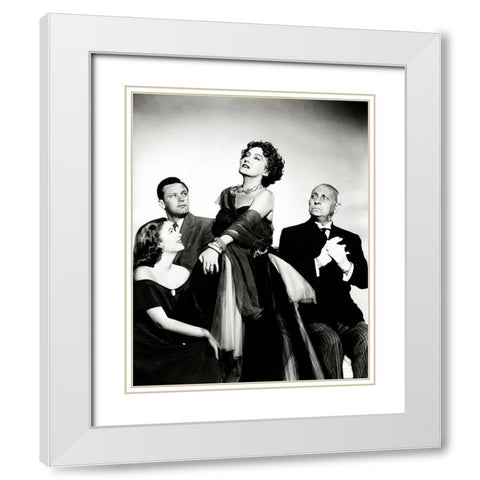 Sunset Boulevard White Modern Wood Framed Art Print with Double Matting by Hollywood Photo Archive