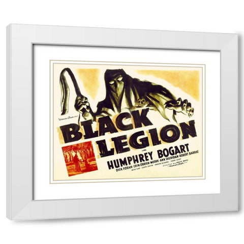 Black Legion White Modern Wood Framed Art Print with Double Matting by Hollywood Photo Archive