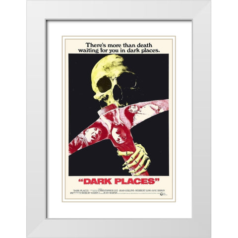 Dark Places White Modern Wood Framed Art Print with Double Matting by Hollywood Photo Archive