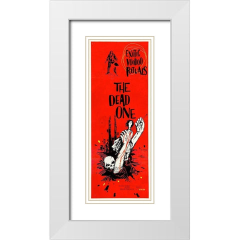 Dead One White Modern Wood Framed Art Print with Double Matting by Hollywood Photo Archive