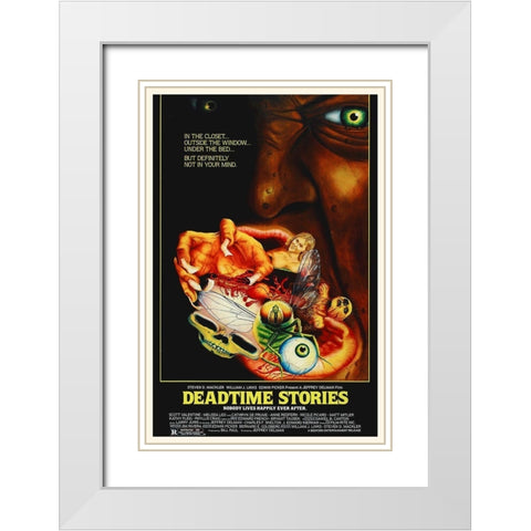 Deadtime Stories White Modern Wood Framed Art Print with Double Matting by Hollywood Photo Archive