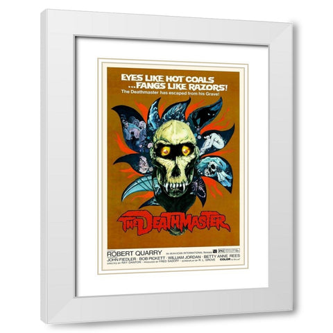 Deathmaster White Modern Wood Framed Art Print with Double Matting by Hollywood Photo Archive