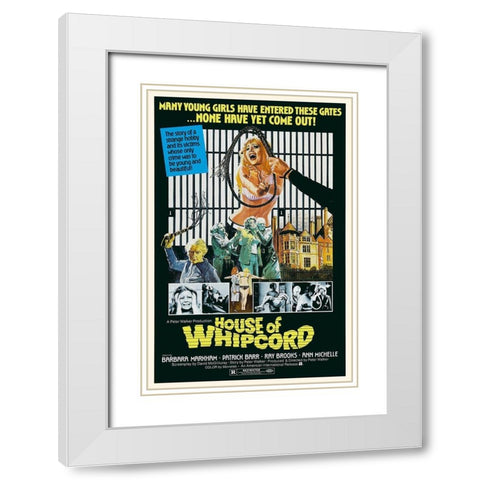 House fo Whipcord - Barbara Markham White Modern Wood Framed Art Print with Double Matting by Hollywood Photo Archive