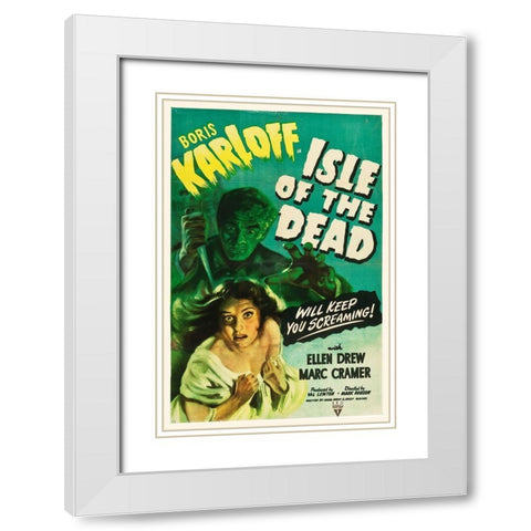 Ilse of the Dead RKO 1945 White Modern Wood Framed Art Print with Double Matting by Hollywood Photo Archive
