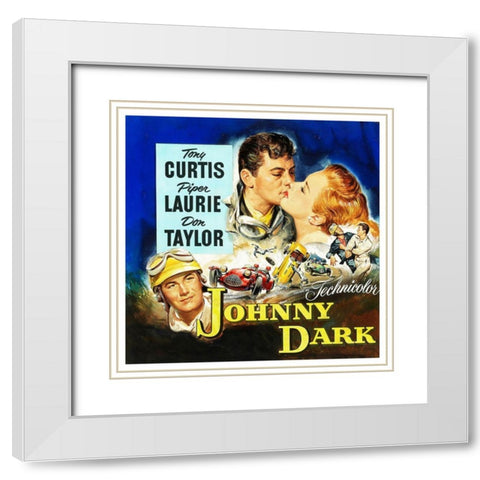 Karloff, Boris in make up The Mummy very rare White Modern Wood Framed Art Print with Double Matting by Hollywood Photo Archive