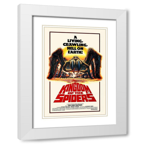 Kingdom of The Spiders White Modern Wood Framed Art Print with Double Matting by Hollywood Photo Archive