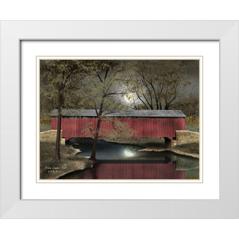Warm Summers Eve White Modern Wood Framed Art Print with Double Matting by Jacobs, Billy