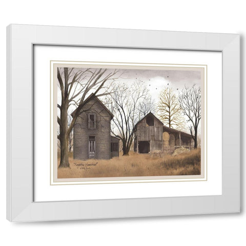 Forgotten Homestead White Modern Wood Framed Art Print with Double Matting by Jacobs, Billy