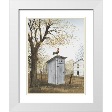Morning Commute White Modern Wood Framed Art Print with Double Matting by Jacobs, Billy