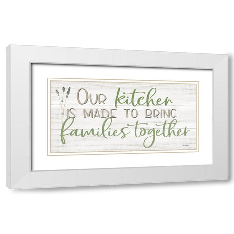 Our Kitchen White Modern Wood Framed Art Print with Double Matting by Boyer, Susie