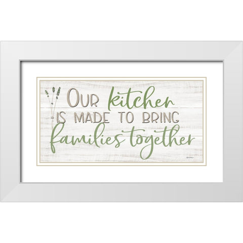 Our Kitchen White Modern Wood Framed Art Print with Double Matting by Boyer, Susie