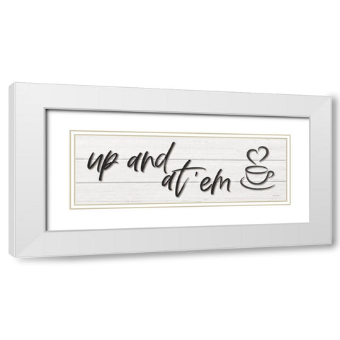 Up and At em White Modern Wood Framed Art Print with Double Matting by Boyer, Susie
