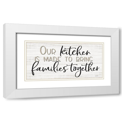 Our Kitchen White Modern Wood Framed Art Print with Double Matting by Boyer, Susie