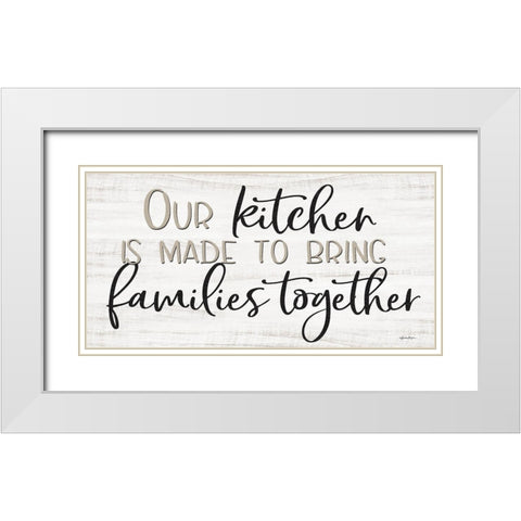 Our Kitchen White Modern Wood Framed Art Print with Double Matting by Boyer, Susie