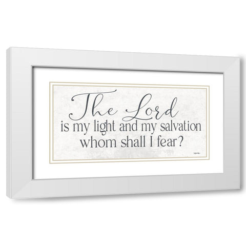 The Lord White Modern Wood Framed Art Print with Double Matting by Boyer, Susie