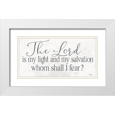 The Lord White Modern Wood Framed Art Print with Double Matting by Boyer, Susie