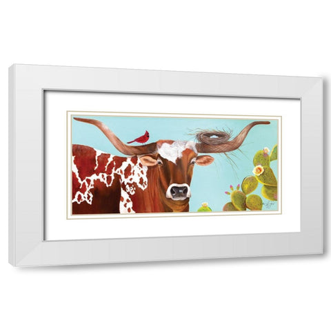 One with Nature White Modern Wood Framed Art Print with Double Matting by Fifer, Diane