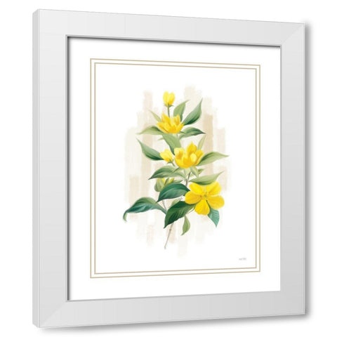 Goldilocks I White Modern Wood Framed Art Print with Double Matting by House Fenway